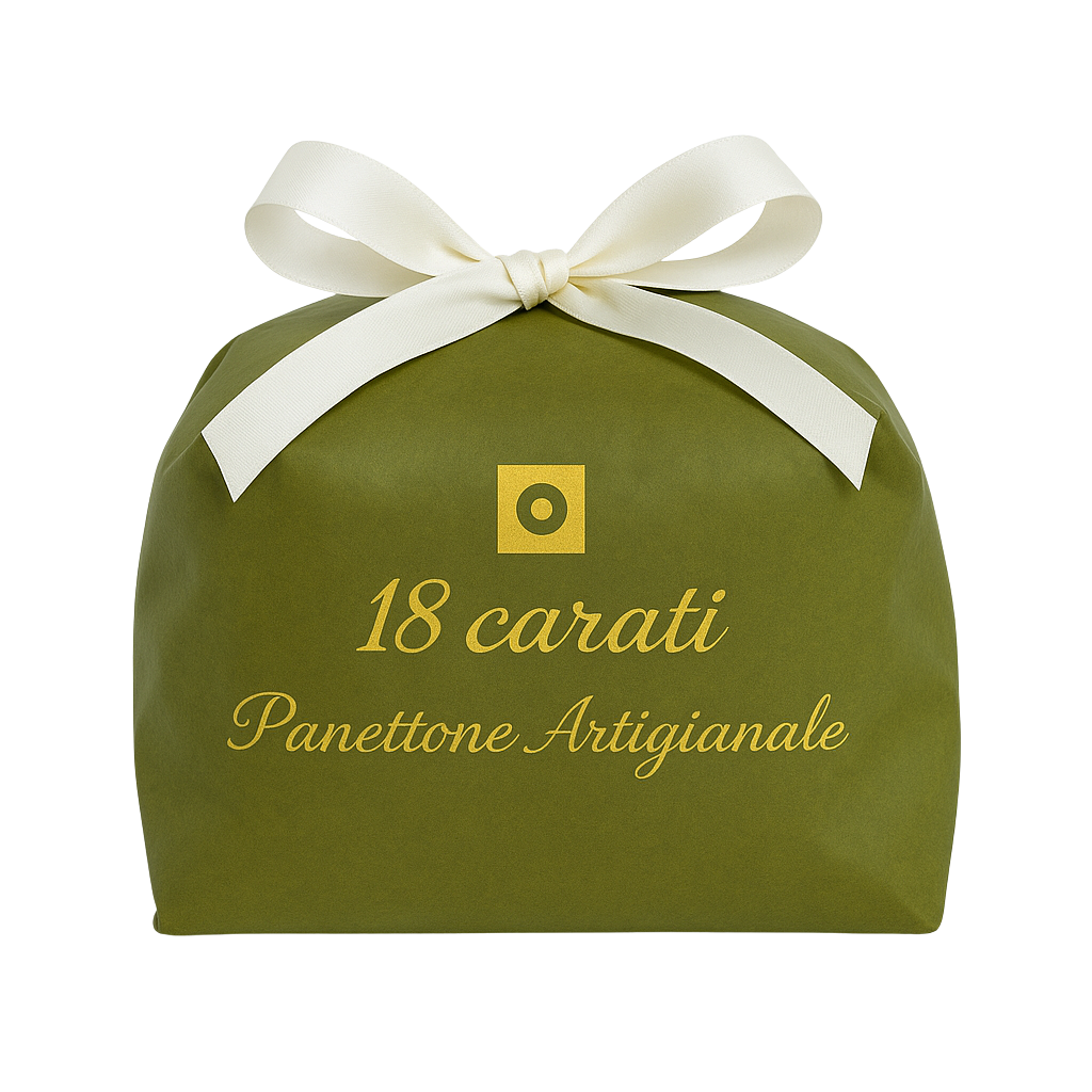 Esempio carta personalizzata per panettone 18 carati